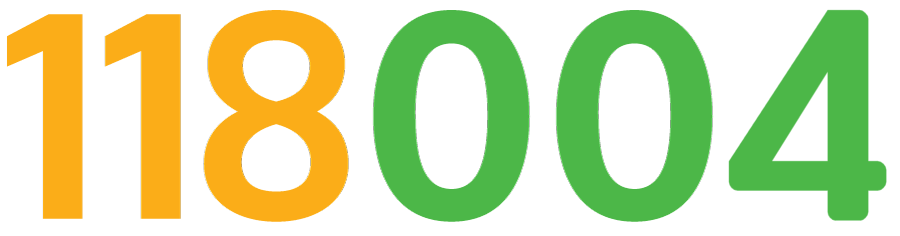 118 004 directory enquiries logo